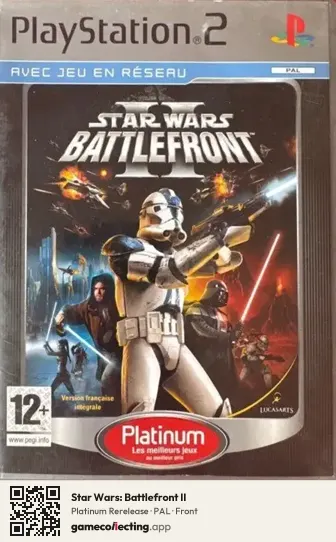 Star Wars: Battlefront II PlayStation 2, PAL box front