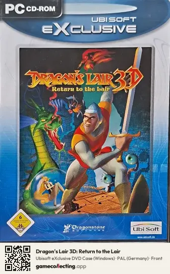 Dragon's Lair 3D: Return to the Lair Computer, Germany box front