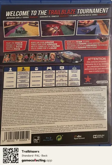 Trailblazers PlayStation 4, PAL box back