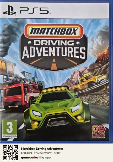 Matchbox Driving Adventures PlayStation 5, Germany box front