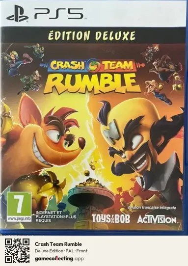 Crash Team Rumble PlayStation 5, PAL box front