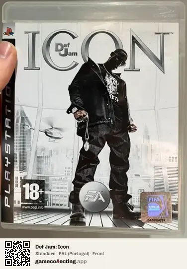 Def Jam: Icon PlayStation 3, Portugal box front
