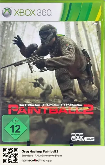 Greg Hastings Paintball 2 Xbox 360, Germany box front