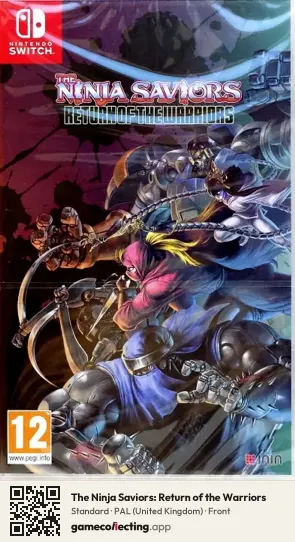 The Ninja Saviors: Return of the Warriors Nintendo Switch, United Kingdom box front