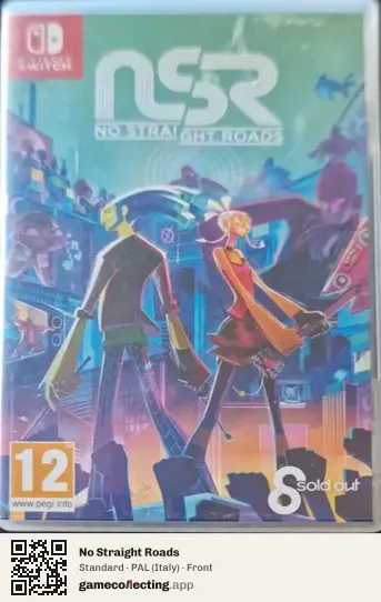 No Straight Roads Nintendo Switch, Italy box front