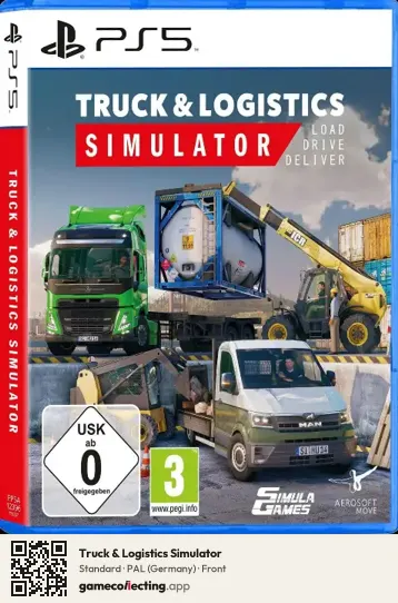 Truck & Logistics Simulator PlayStation 5, Germany box front