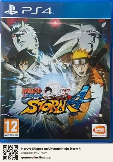 Naruto Shippuden: Ultimate Ninja Storm 4 PlayStation 4, PAL box front