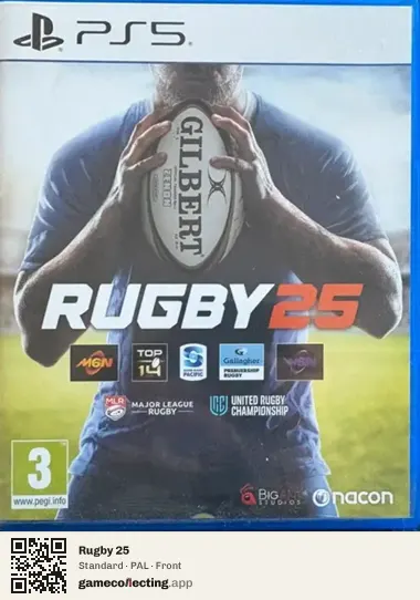 Rugby 25 PlayStation 5, PAL box front