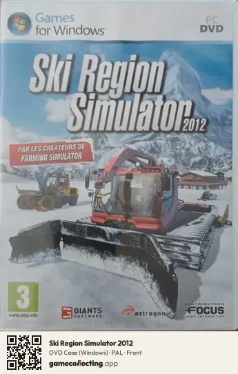Ski Region Simulator 2012 Computer, PAL box front