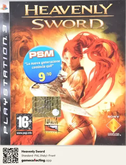 Heavenly Sword PlayStation 3, Italy box front