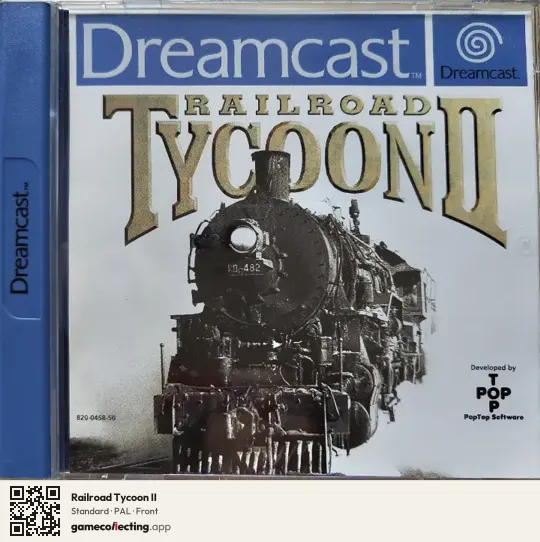Railroad Tycoon II Sega Dreamcast, PAL box front