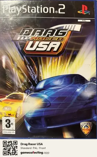 Drag Racer USA PlayStation 2, PAL box front