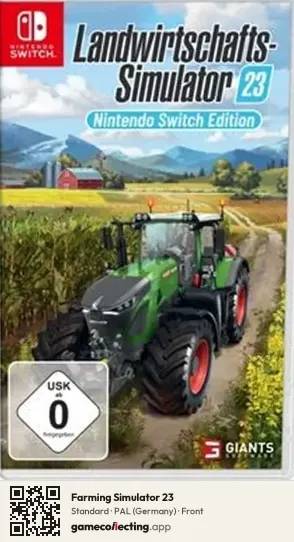 Farming Simulator 23 Nintendo Switch, Germany box front