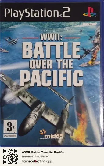 WWII: Battle Over the Pacific PlayStation 2, PAL box front