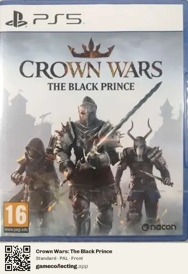Crown Wars: The Black Prince PlayStation 5, PAL box front