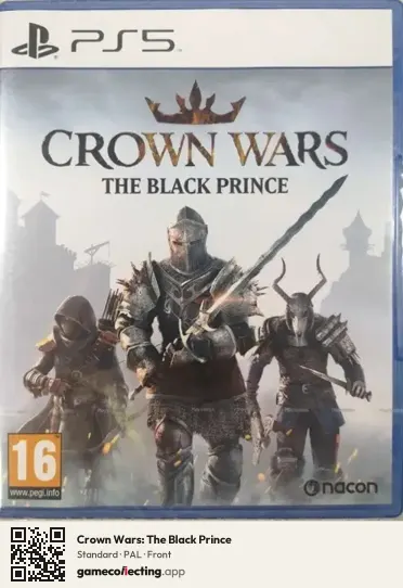 Crown Wars: The Black Prince PlayStation 5, PAL box front