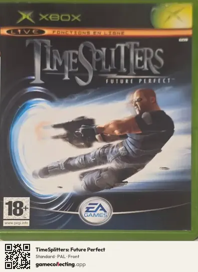TimeSplitters: Future Perfect Xbox, PAL box front