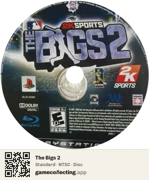 The Bigs 2 PlayStation 3, NTSC disc