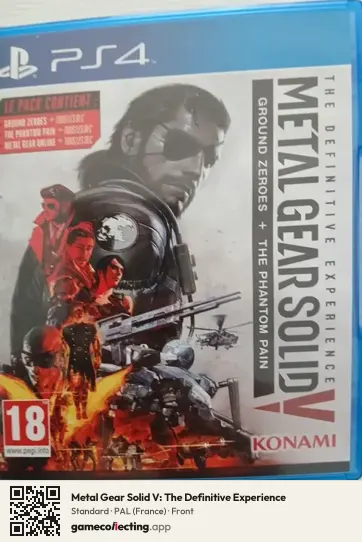 Metal Gear Solid V: The Definitive Experience PlayStation 4, France box front
