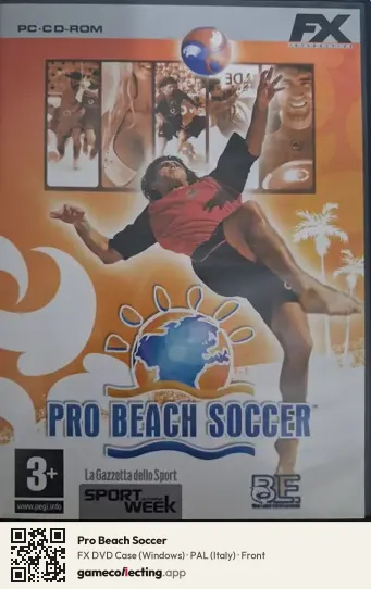 Pro Beach Soccer Computer, Italy box front
