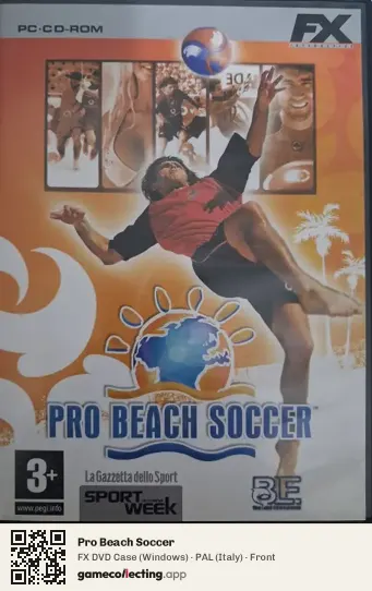 Pro Beach Soccer Computer, Italy box front