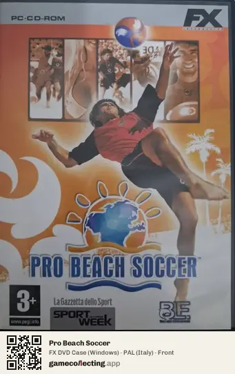 Pro Beach Soccer Computer, Italy box front
