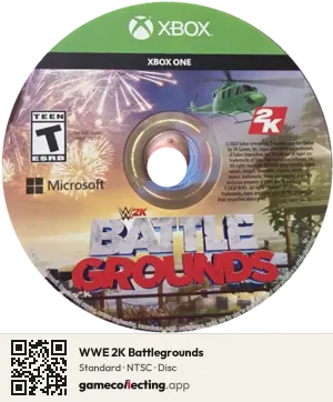 WWE 2K Battlegrounds Xbox One, NTSC disc