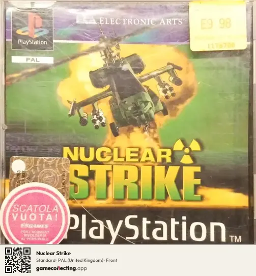 Nuclear Strike PlayStation, United Kingdom box front