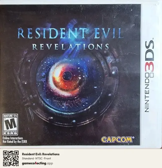 Resident Evil: Revelations Nintendo 3DS, NTSC box front