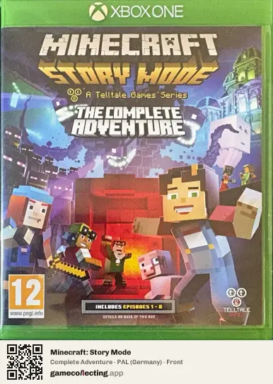 Minecraft: Story Mode Xbox One, Germany box front