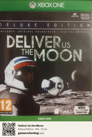 Deliver Us the Moon Xbox One, PAL box front