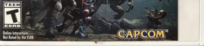 Monster Hunter Generations, the ESRB box on its front