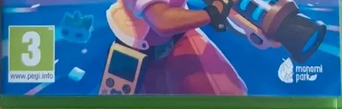 Slime Rancher 2, the PEGI square on its front