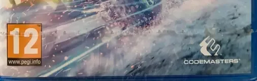 Onrush, the PEGI square on its front