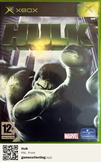 Hulk Xbox, PAL box front