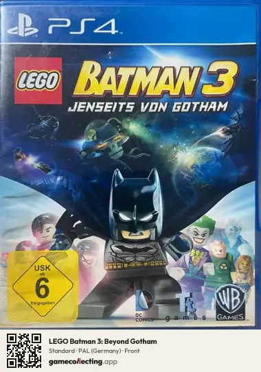 LEGO Batman 3: Beyond Gotham PlayStation 4, Germany box front