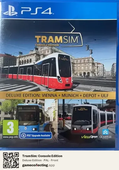 TramSim: Console Edition PlayStation 4, PAL box front