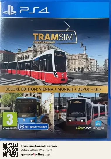 TramSim: Console Edition PlayStation 4, PAL box front