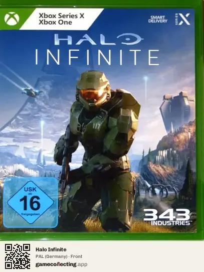 Halo Infinite Xbox Series X, Germany box front