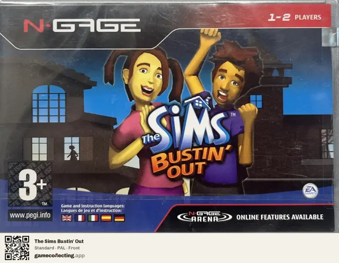 The Sims Bustin' Out Nokia N-Gage, PAL box front