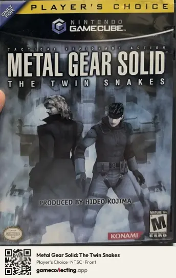 Metal Gear Solid: The Twin Snakes Nintendo GameCube, NTSC box front