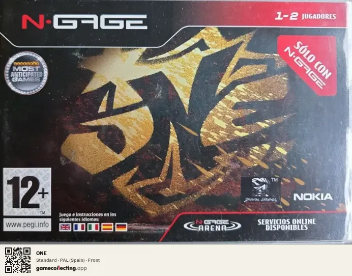 ONE Nokia N-Gage, Spain box front