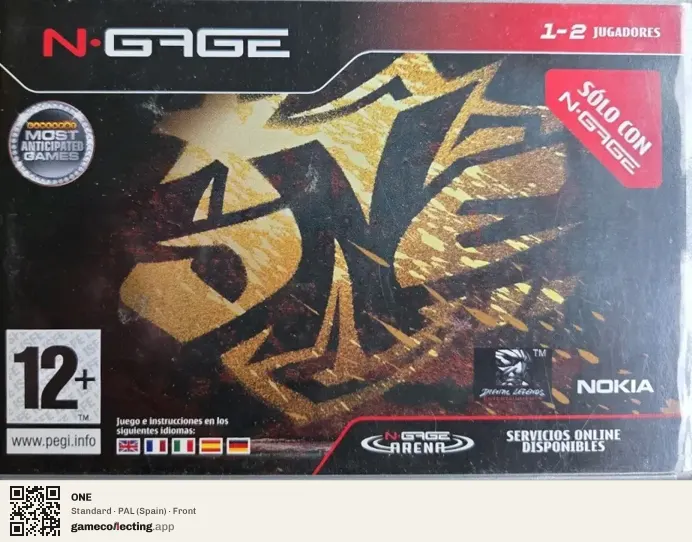 ONE Nokia N-Gage, Spain box front