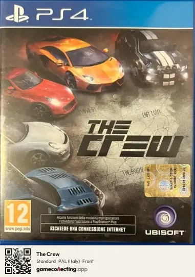The Crew PlayStation 4, Italy box front