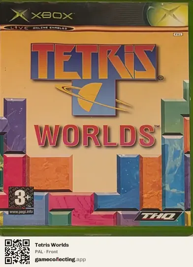 Tetris Worlds Xbox, PAL box front