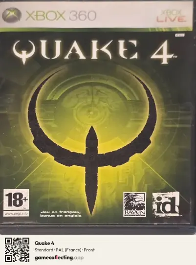 Quake 4 Xbox 360, France box front
