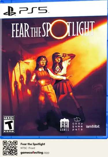 Fear the Spotlight PlayStation 5, NTSC box front