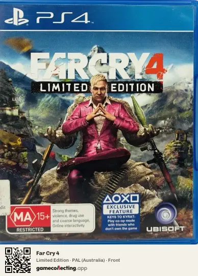 Far Cry 4 PlayStation 4, Australia box front