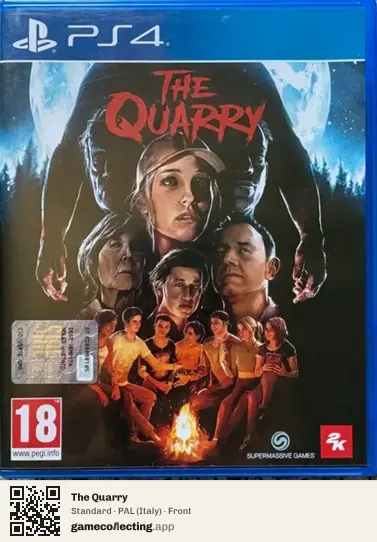 The Quarry PlayStation 4, Italy box front
