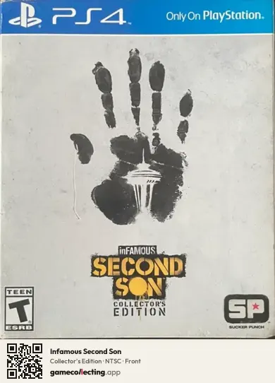 Infamous Second Son PlayStation 4, NTSC box front